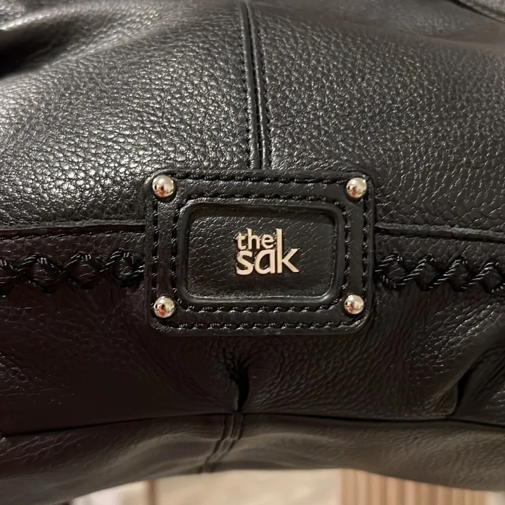 The SAK Womens Black Soft Leather Shoulder Bag - Picture 5 of 13